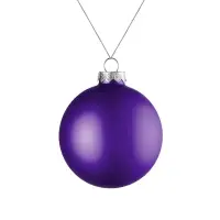 Елочный шар Finery Matt, 8 см, матовый фиолетовый