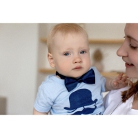 Набор галстуков-бабочек &laquo;Агенты 007&raquo; для мальчиков, новогодняя подарочная упаковка, Mum&Baby