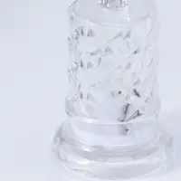 Светодиодная свеча LED "Свеча с подтёками, грани" 3хLR41, прозрачный 3,5х3,5х7 см