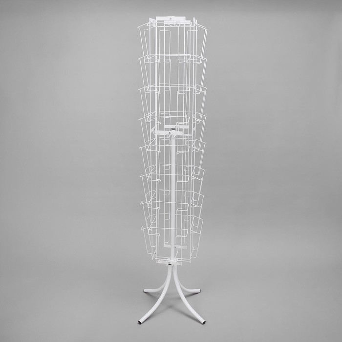 Стойка вращающаяся для прайсов, напольная, 32 кармана А4, 50&times;50&times;180