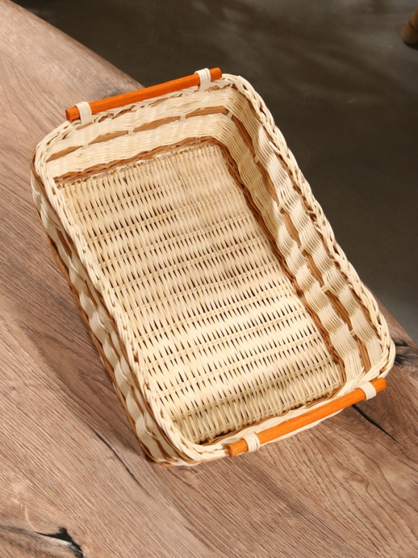 Корзина плетеная 30x22x11 см, ротанг