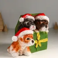 Фигура "Щенки в шкатулке" 16.5х23х18 см,