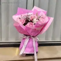 Пленка матовая для цветов &laquo;Новости Love&raquo;, бургунди/вишня, 60&times;60 см