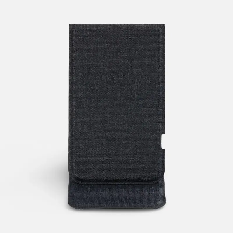 Подставка для смартфона с беспроводной зарядкой Kickstand, серая