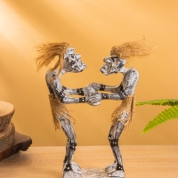 Сувенир &laquo;Аборигены танцоры&raquo;, 17&times;7.5&times;21 см, дерево