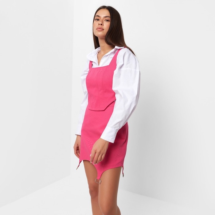 Топ женский джинсовый MIST: Denim р.44, розовый Топ женский джинсовый MIST: Denim р.44, розовый