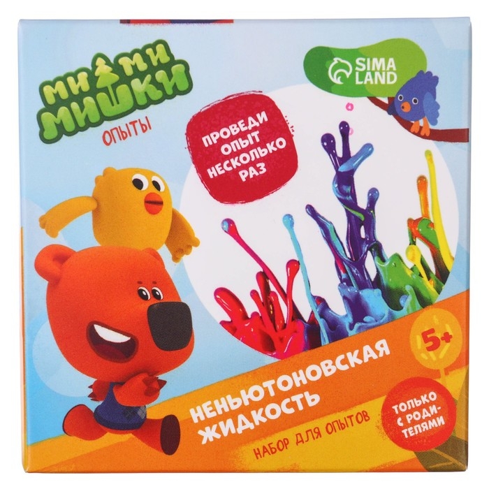 Набор для опытов &laquo;Неньютоновская жидкость&raquo;, Ми-Ми-Мишки