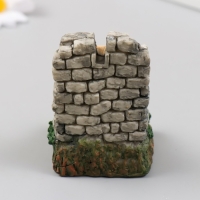 Фигурка для флорариума полистоун "Водяная мельница" 5,5х5,5х7,5 см