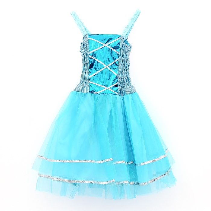 Карнавальный костюм Карнавальный костюм "Милая Мальвина" рост 104-134 см, платье, перчатки, гольфы, ободок