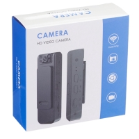 Видеокамера нагрудная CAM-16, 1920х1080, Full HD 1080p, 2 Мп, микрофон, чёрная Видеокамера нагрудная CAM-16, 1920х1080, Full HD 1080p, 2 Мп, микрофон, чёрная