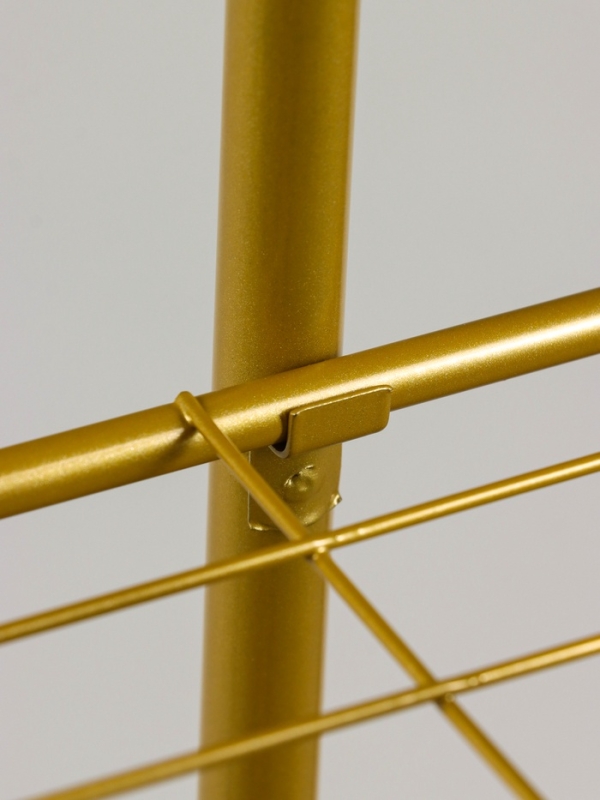 Подставка для цветов Greengo, 6 полок, 44 &times; 22 &times; 105 см, напольная, металл, цвет золотой