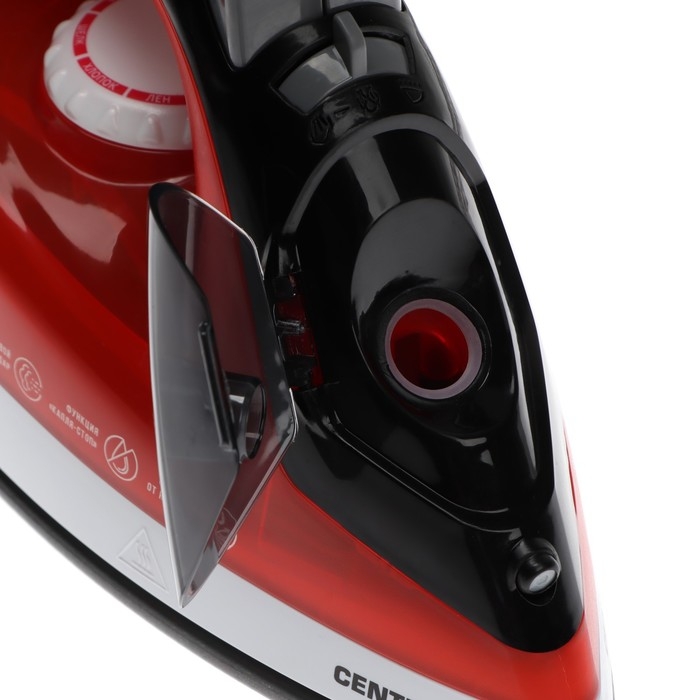 Утюг Centek CT-2347, 1800 Вт, 200мл, антипригарное покрытие, самоочистка, красный Утюг Centek CT-2347, 1800 Вт, 200мл, антипригарное покрытие, самоочистка, красный