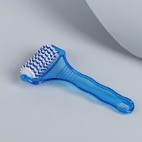 Массажёр «Рефлекс», 18 × 9 × 3 см, универсальный, с шипами, цвет синий/белый Массажёр «Рефлекс», 18 × 9 × 3 см, универсальный, с шипами, цвет синий/белый