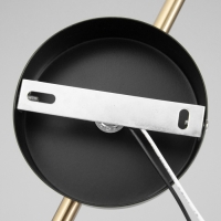 Бра "Техно" Е27 40Вт золото-черный 21х10х38см