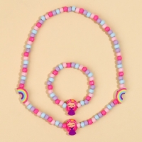 Бижутерия «Волшебная девочка» набор для девочек: браслет и бусы, 7 х 9 см Бижутерия «Волшебная девочка» набор для девочек: браслет и бусы, 7 х 9 см