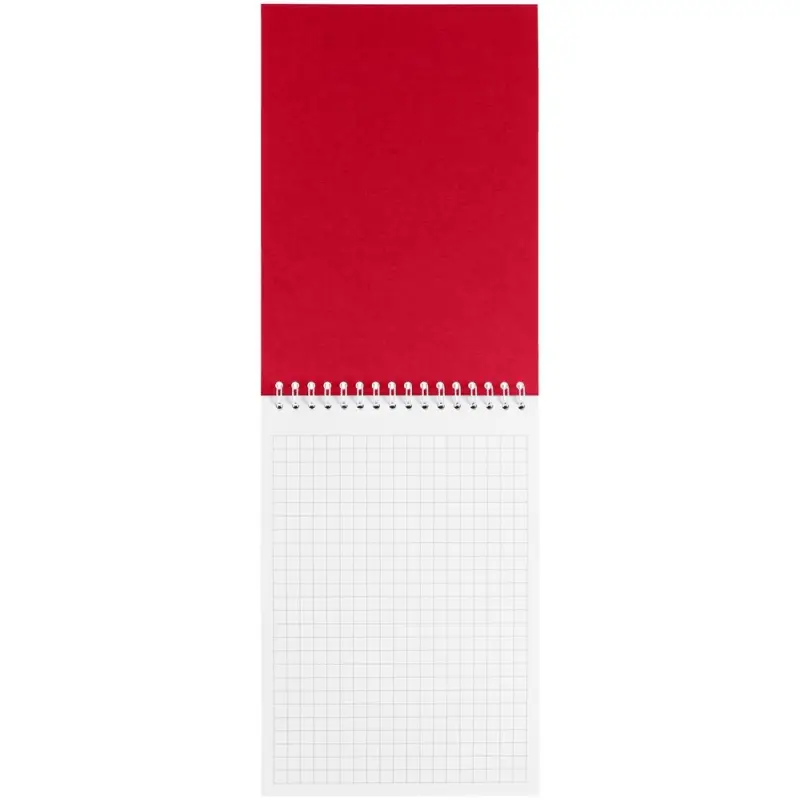 Блокнот Dali в клетку, красный