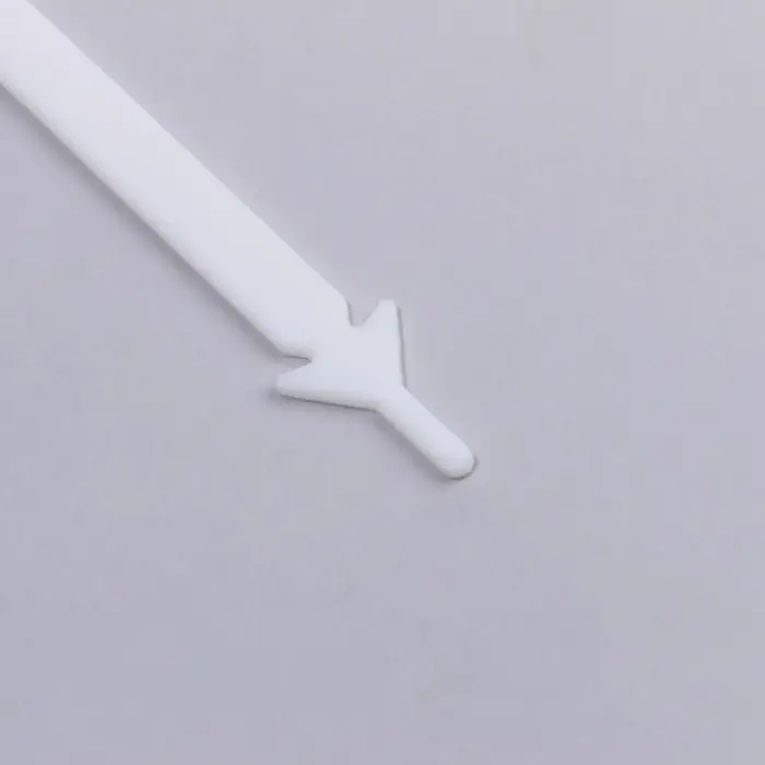 Шнурки для обуви, 6 шт., силиконовые, плоские, 13 мм, 9 см, белые