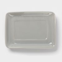 Масленка Доляна "Гуси" цвет белый  17х12х8,5 см