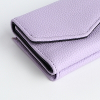 Кошелёк женский на кнопке, цвет сиреневый Кошелёк женский на кнопке, цвет сиреневый