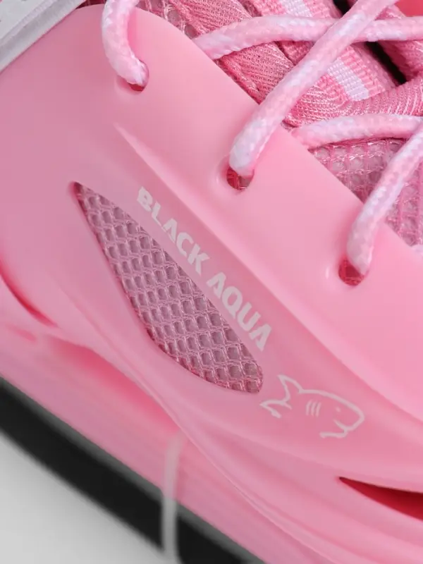 Коньки детские раздвижные BlackAqua, р. 30-33, для фитнеса, розовые