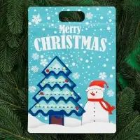 Пакет подарочный, "С новым годом!", с zip-lock застежкой, 20х30+4,5 см.