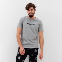 Пижама мужская KAFTAN "Bubbling" размер 56, черный Пижама мужская KAFTAN "Bubbling" размер 56, черный