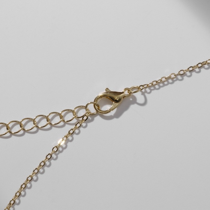 Кулон &laquo;Прелесть&raquo; заяц, цветной в золоте, 40 см