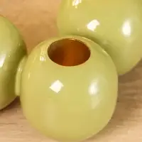 Подсвечник на 4 свечи &laquo;Бусы&raquo;, с 12 сферами, 20.5&times;20.5&times;5.5 см, оливковый