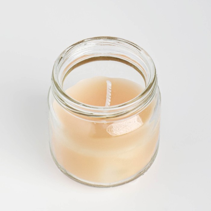 Свеча ароматическая в банке "Сандаловое дерево"