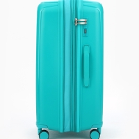 Чемодан 28", PP, 49*30*76, отд на молнии, код замок, 4 колеса, зеленый