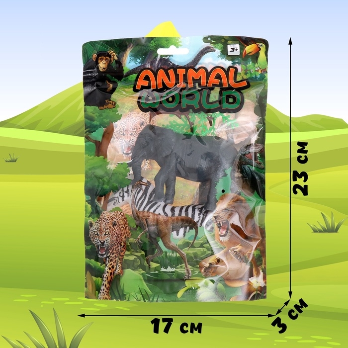 Набор животных &laquo;Животный мир&raquo;, 2 фигурки