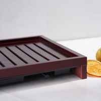 Стол для чайной церемонии с подносом &laquo;Иероглифы&raquo;, 43&times;27,5&times;5 см