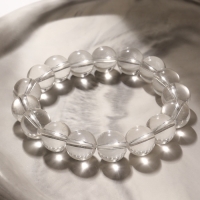 Браслет шар №12 &laquo;Горный хрусталь&raquo;, 5,5 см