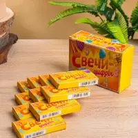 Свеча цифра "7" 8х3,75х1 см