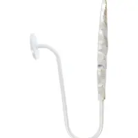 Крючок для штор CAPPIO KS041, цвет белый с золотом, набор 2 шт