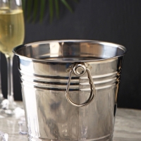 Ведро для льда из нержавеющей стали «Классик», 2,7 л, 18×17 см Ведро для льда из нержавеющей стали «Классик», 2,7 л, 18×17 см