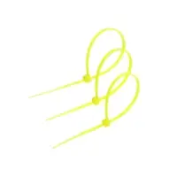 Хомут нейлоновый для стяжки, ТУНДРА, 2.5&times;150 мм, желтый, 25 шт.