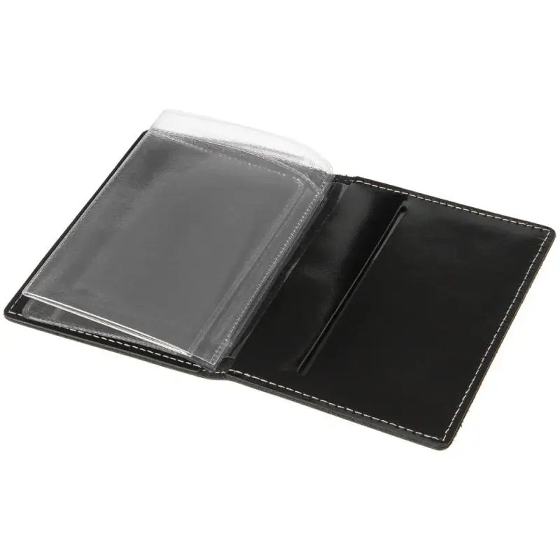 Обложка для автодокументов &laquo;Комфорт&raquo;, черная