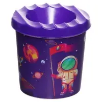 Стакан - непроливайка для рисования Calligrata, 210 мл с рисунком, МИКС