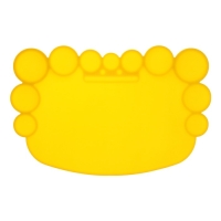 Коврик для творчества 345х230 мм "Мульти-Пульти", силиконовый, желтый Коврик для творчества 345х230 мм "Мульти-Пульти", силиконовый, желтый