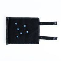 Сумка с полем для D&D дайсов, кубиков, 25.5 х 34 см, черная