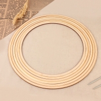 Набор основ для макраме &laquo;Круг&raquo;, d = 30-40 &times; 0,4 см, 6 шт