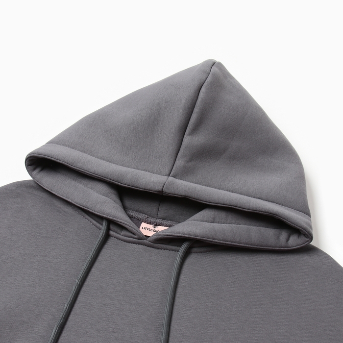Толстовка женская НАЧЁС, цвет тёмно-серый, размер 42-46 (ONE SIZE)