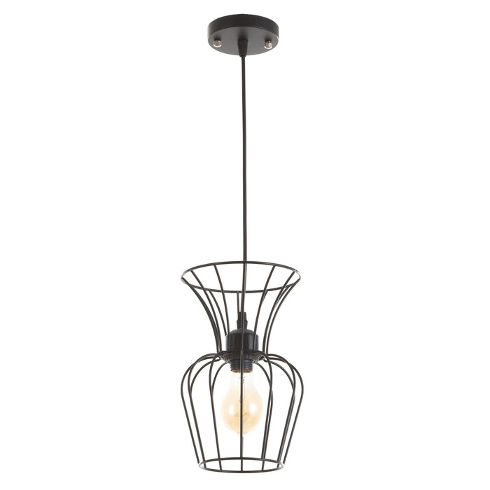 Светильник BayerLux "Фрейя" Е27 40Вт черный 16х16х23-123см