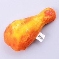 Игрушка для собак с пищалкой &laquo;&lrm;Курочка&raquo;&lrm; из текстиля, 13,6 х 8 см