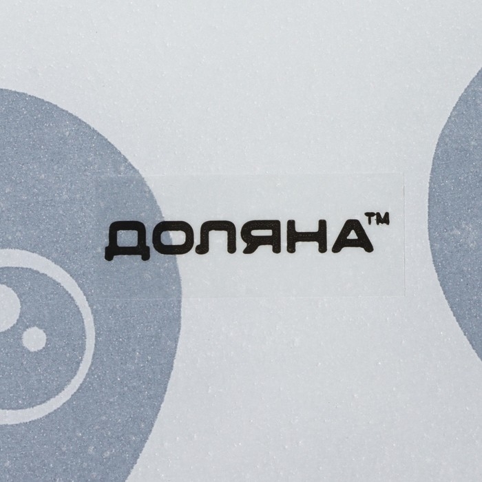 Тарелка стеклянная Доляна &laquo;Пандамэн&raquo;, 14,9&times;12,9 см, цвет белый