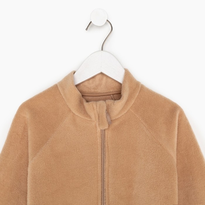 Комбинезон детский, цвет бежевый, рост 74-80 см