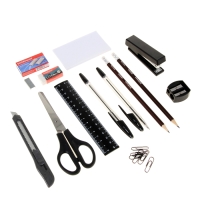 Набор настольный ErichKrause "Лидер", 13 предметов, чёрный Набор настольный ErichKrause "Лидер", 13 предметов, чёрный