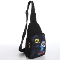 Сумка детская для мальчика через плечо «Енот на скейте» Сумка детская для мальчика через плечо «Енот на скейте»