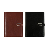 Органайзер на кольцах А5, 90 листов в линейку, с хлястиком, МИКС